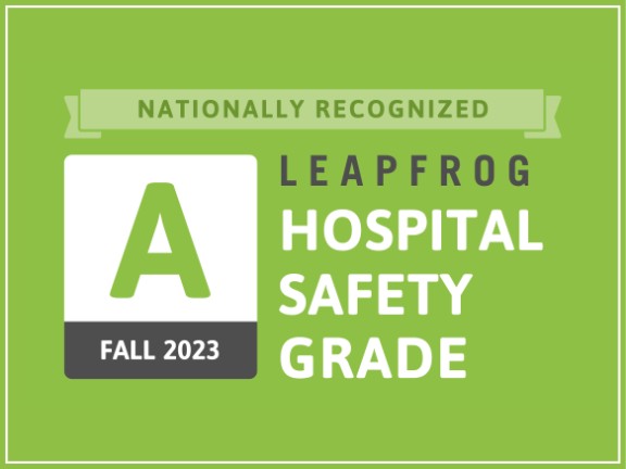 Mercy Medical Center is nationally recognized with an 'A' grade by The Leapfrog Group
