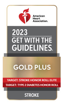 logo for Gold Plus American Heart Association Award for 2023