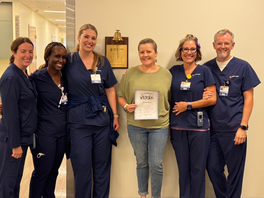 Dr. Zieman with DCI medical team