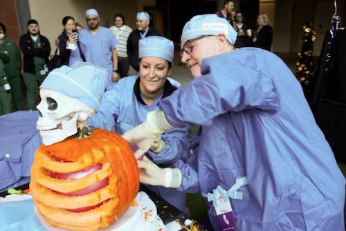 Surgeons pumpkin carvings