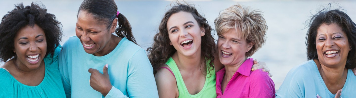 Women laughing