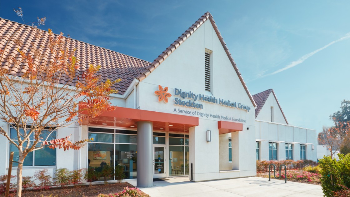 Exterior photo of Dignity Health Medical Group in Stockton, CA 