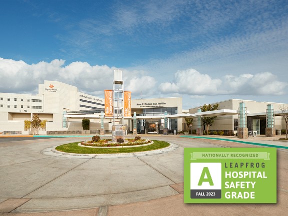 Dignity Health – Memorial Hospital received an 'A' grade for patient safety from The Leapfrog Group