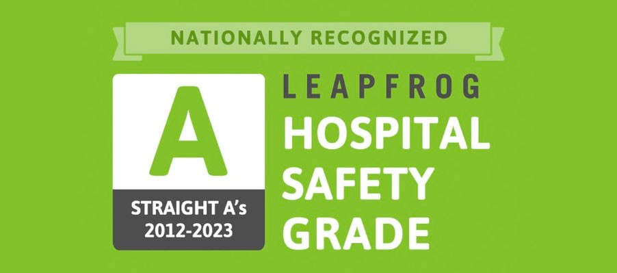 Leapfrog Hospital Safety Grade A Logo