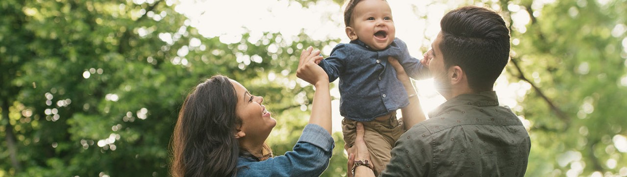Family enjoying the outdoors